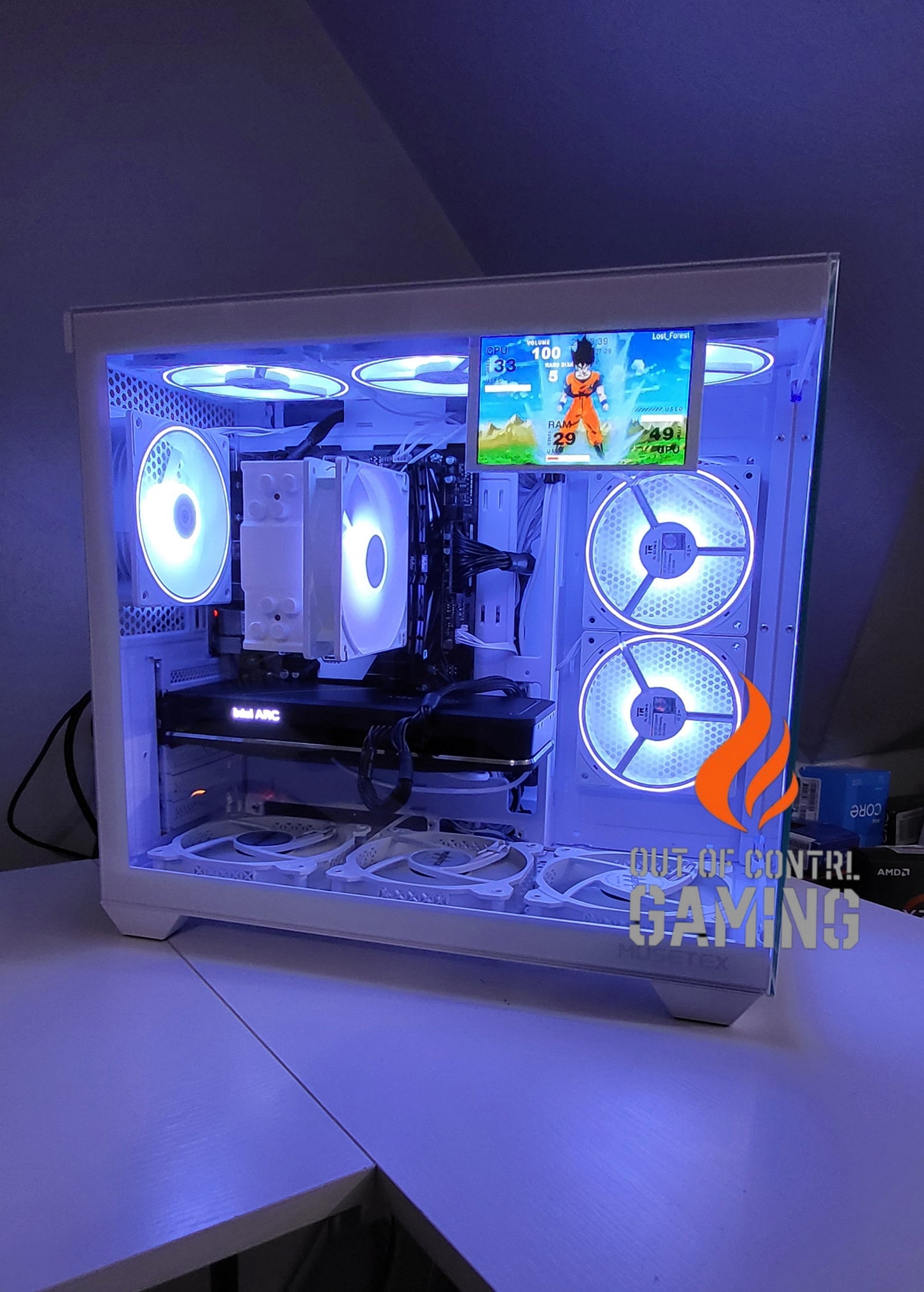 Gaming Desktop Ryzen 7 5700 Intel Arch A750 8GB 8gb