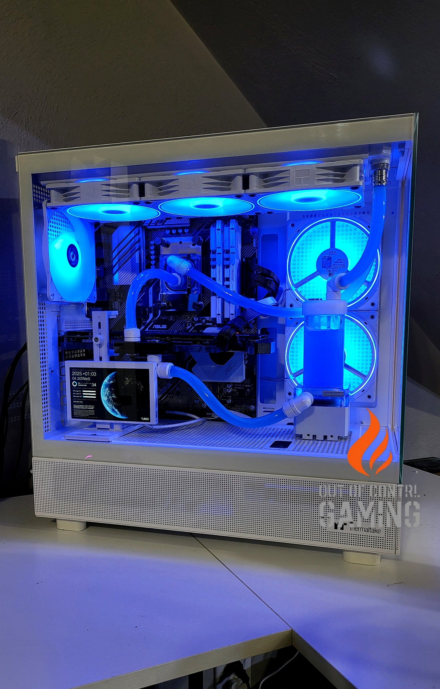 Gaming PC Ryzen 7 5700x Full Water Loop RTX 2070 8GB